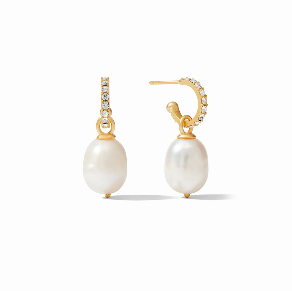 Butterfly Pearl Drop Earrings | Julie Vos