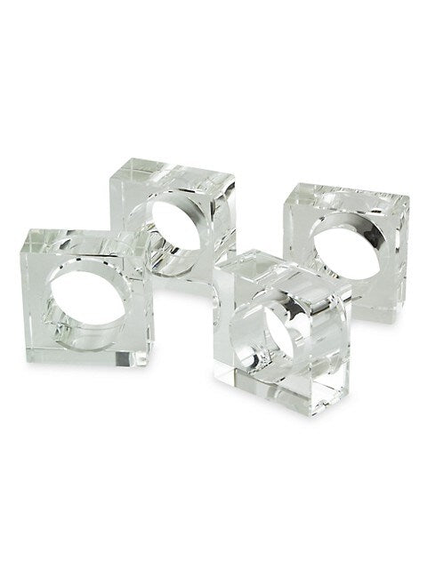 Clear plastic hot sale napkin rings