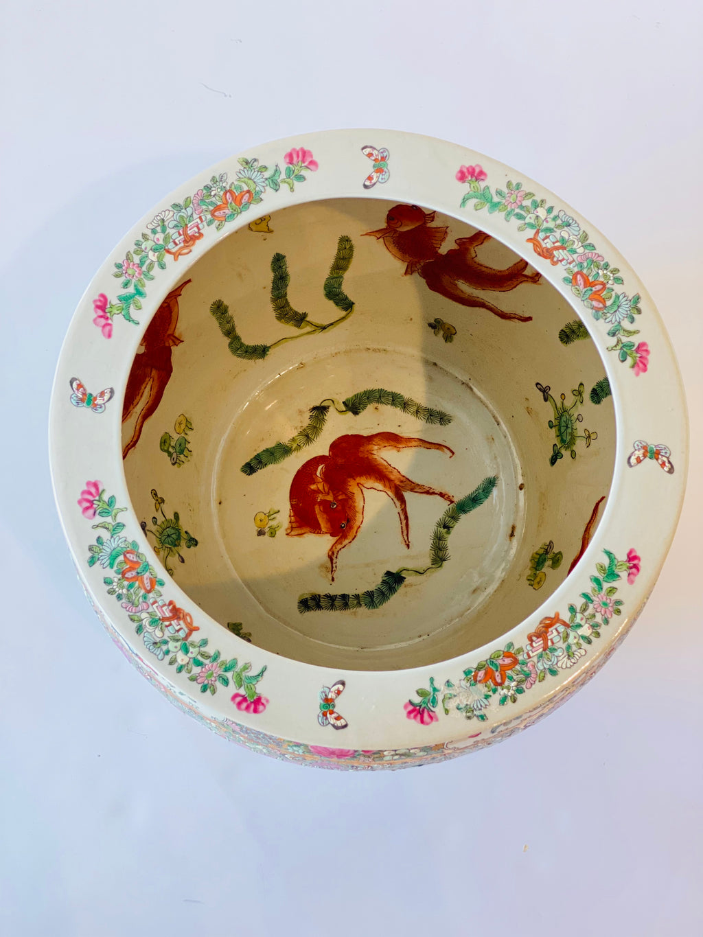 Rose Medallion Jardiniere Planter Chateau en Mae