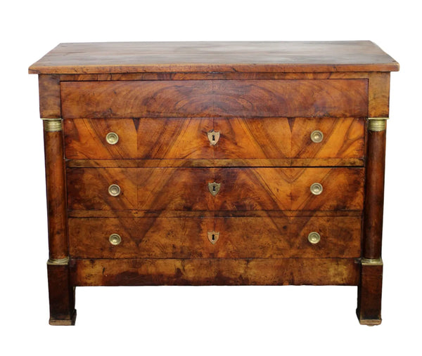 French Empire Commode in Walnut