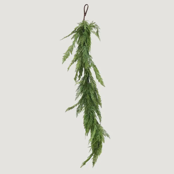 Real Touch Lebanon Cedar Holiday Table Garland - 48"