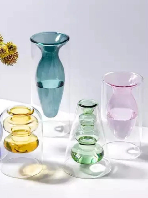 Colored Bud Vases