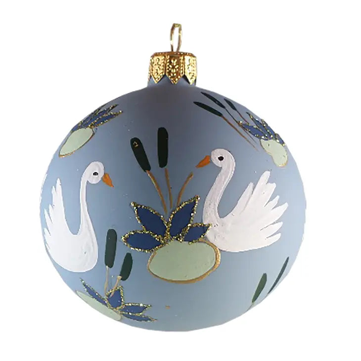 Handpainted Ducklings Ornament