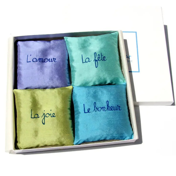 4 Silk Lavender Sachets