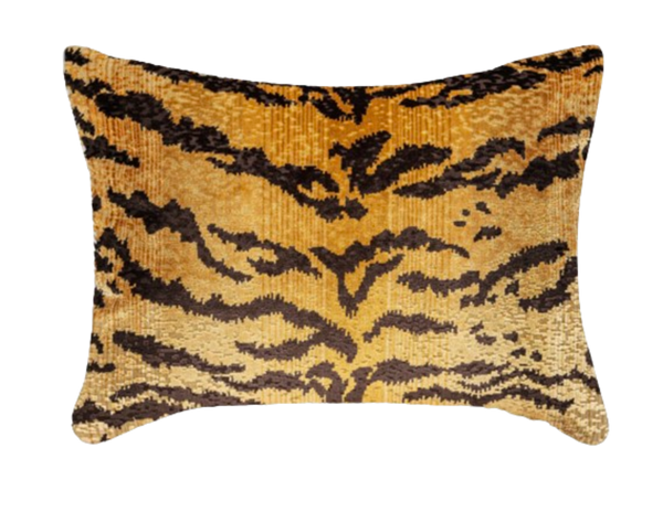 Le Tigre Velvet Lumbar Pillow