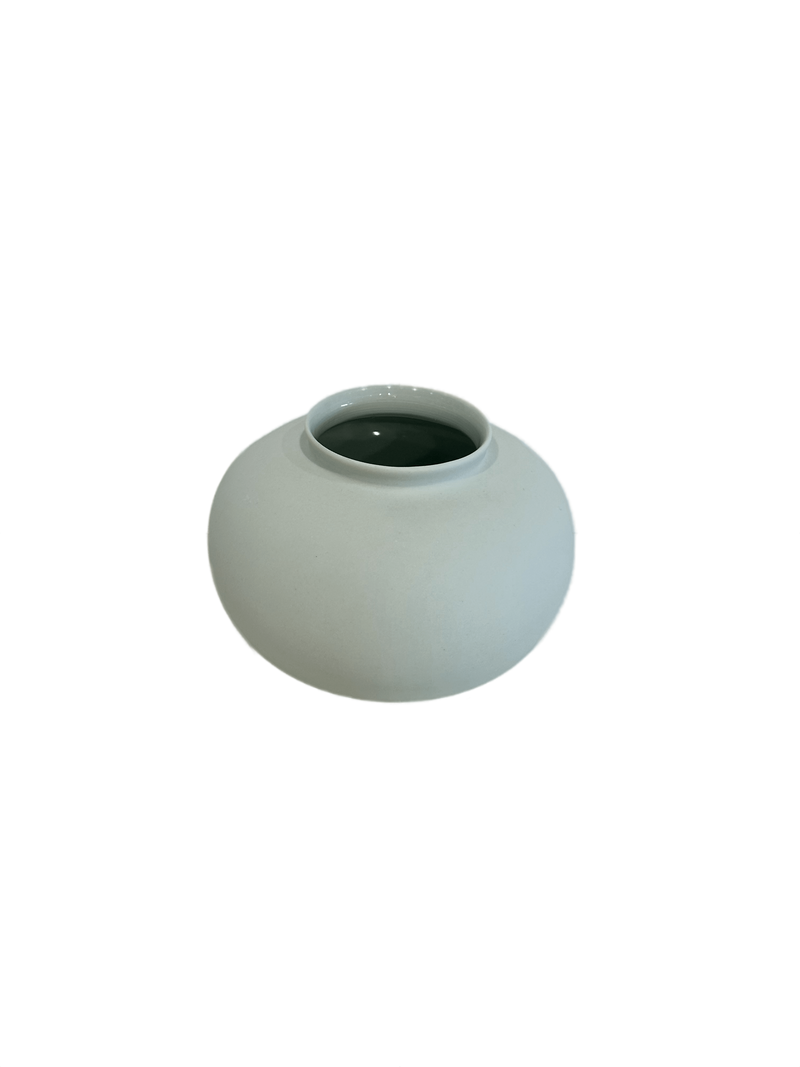 Matte Porcelain Mini Apple Vase