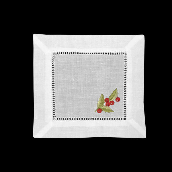 6x6 Holiday Cocktail Napkins (S/4)