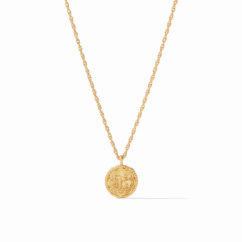 Trieste Coin Solitaire Necklace