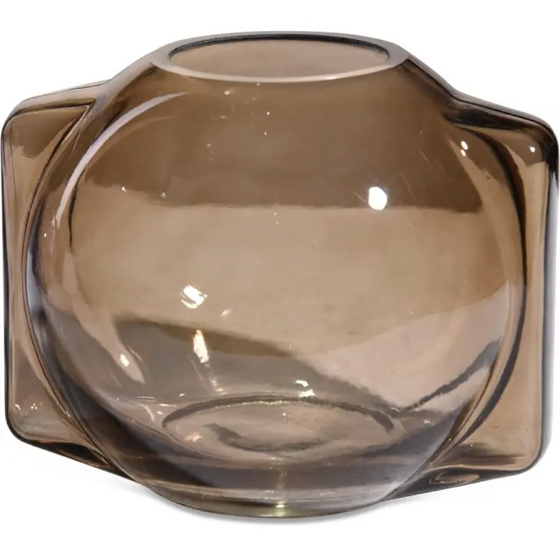 Brown Globe Vase