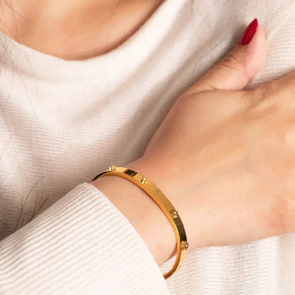 North Star Bangle Bracelet