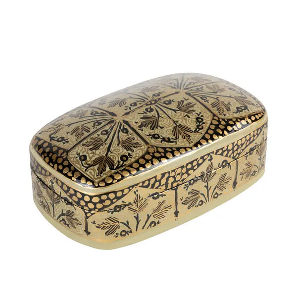 Leaf Motif Trinket Box