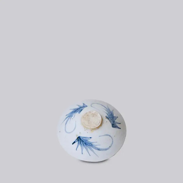 Blue & White Porcelain Small Auspicious Couplet Conical Bowl