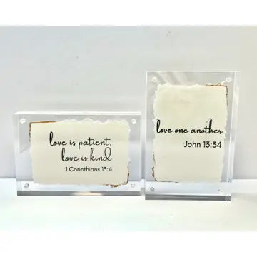 Bible Verse Acrylic Frame