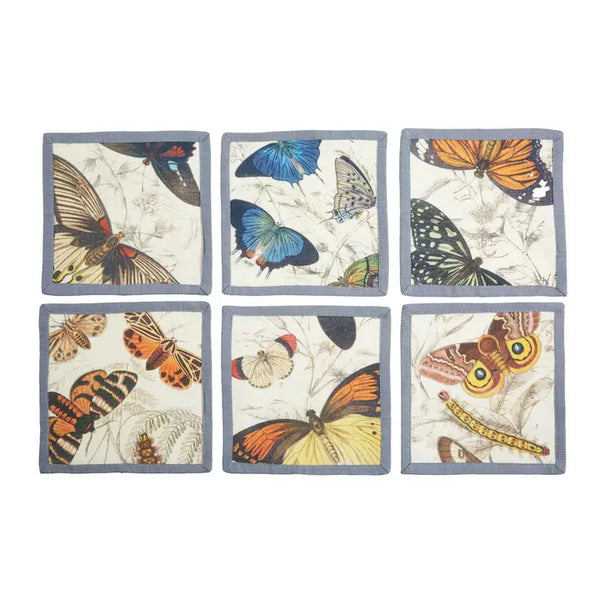 Butterfly Cocktail Napkins (S/6)