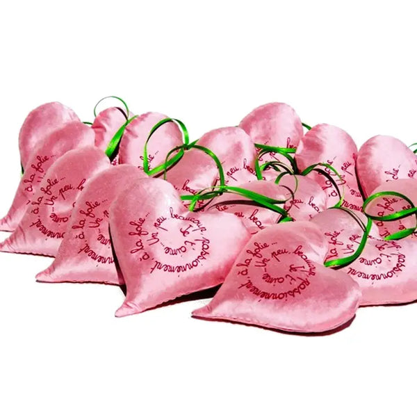 Lavender Heart Ornament Sachets