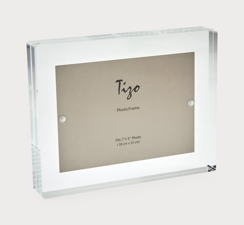 6x4 Lucite Block Frame - Clear
