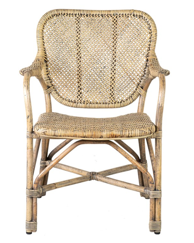 Kai Antique Rattan Arm Chair