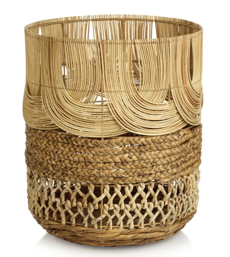 Malacca Multi-Weave Rattan Basket