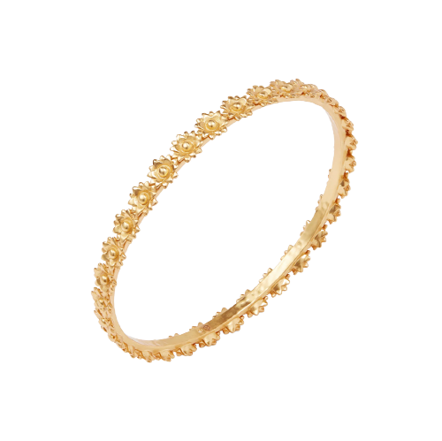 Flora Stacking Bangle Gold Medium