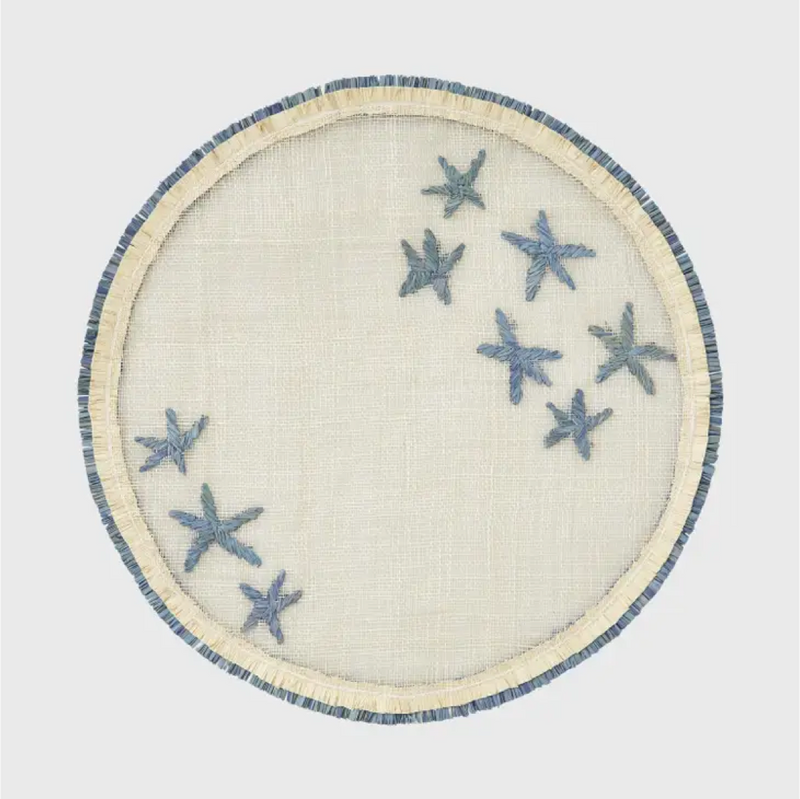 Straw Star Placemat S/4