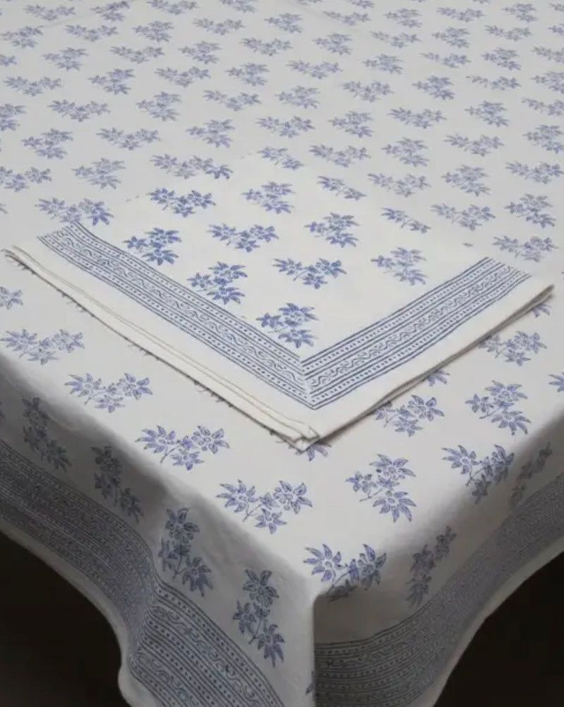 Tablecloth Jasmine Blue 60x120