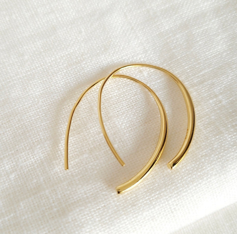 Gold Plated Minimalist Earring