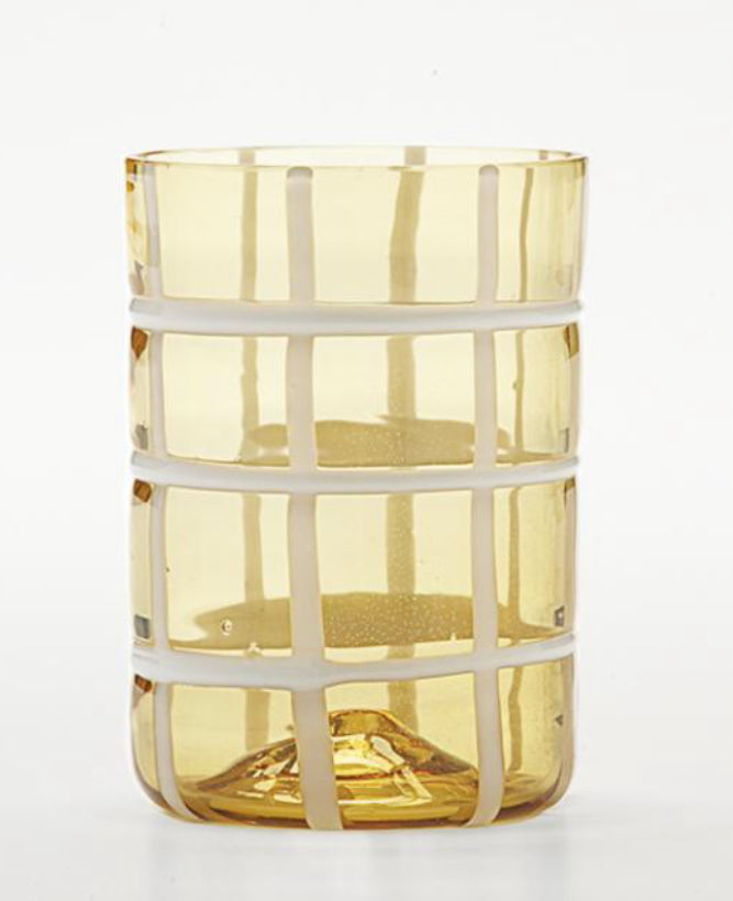 Twiddle tumbler Amber/white