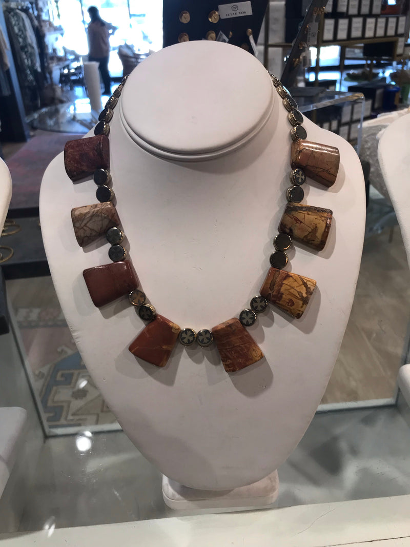 Copper Stone Necklace