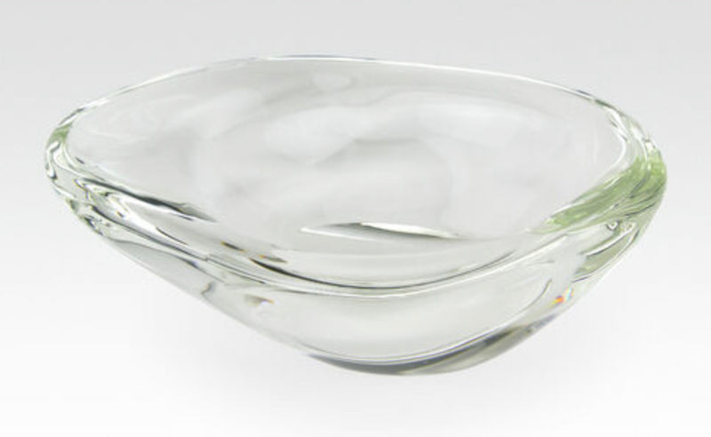 Free Form Crystal Glass Bowl