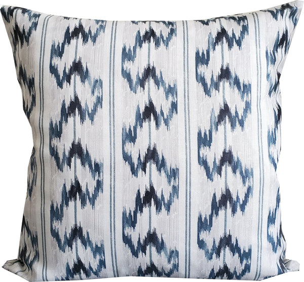 Blue Zag Pillows - 24x24