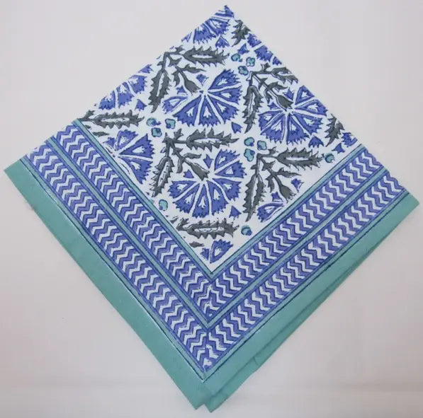 Napkins - Chrysanthemum Blue S/2